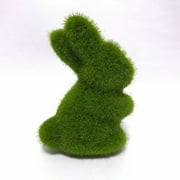 Dpityserensio Easter Bunny Artificial Grass Rabbit Shape Simulation Bonsai Ornaments Home Decor